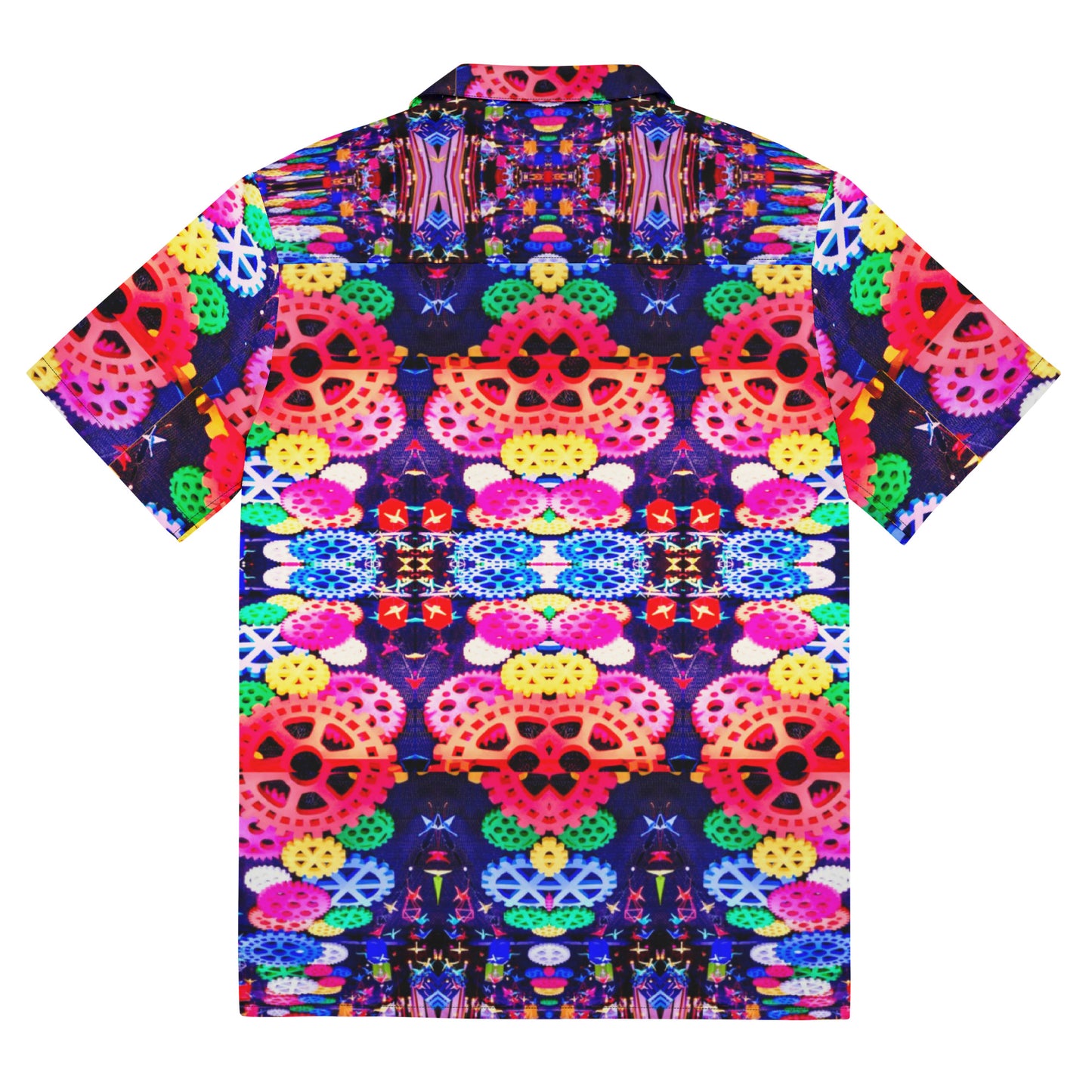 Gear Grind - Unisex Polyester button up dress shirt