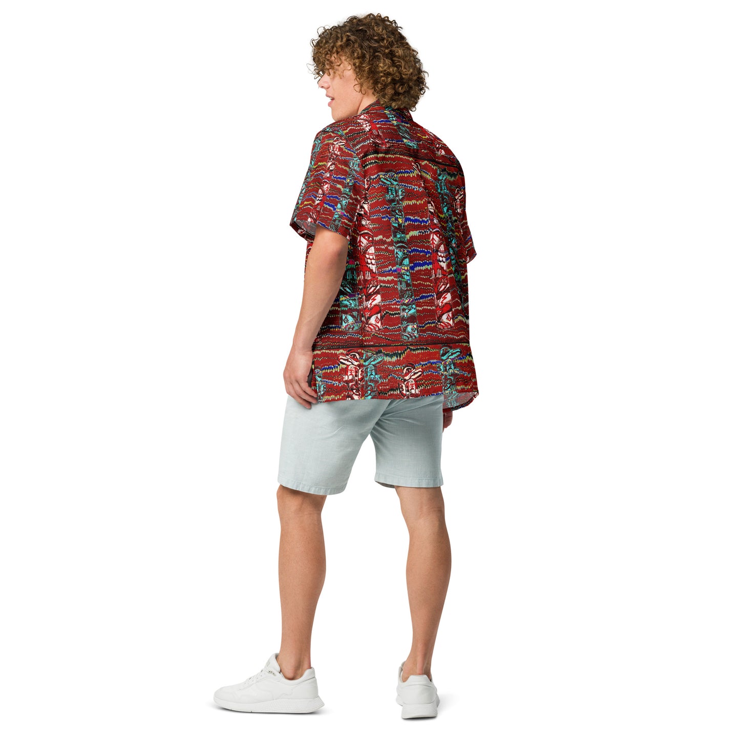 Totem Poles - button up casual dress shirt