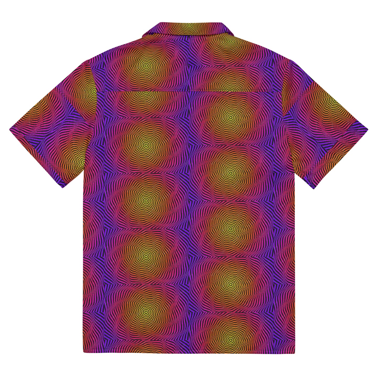 Purple Passion Circle Illusions- Lightweight button up casual dress shirt