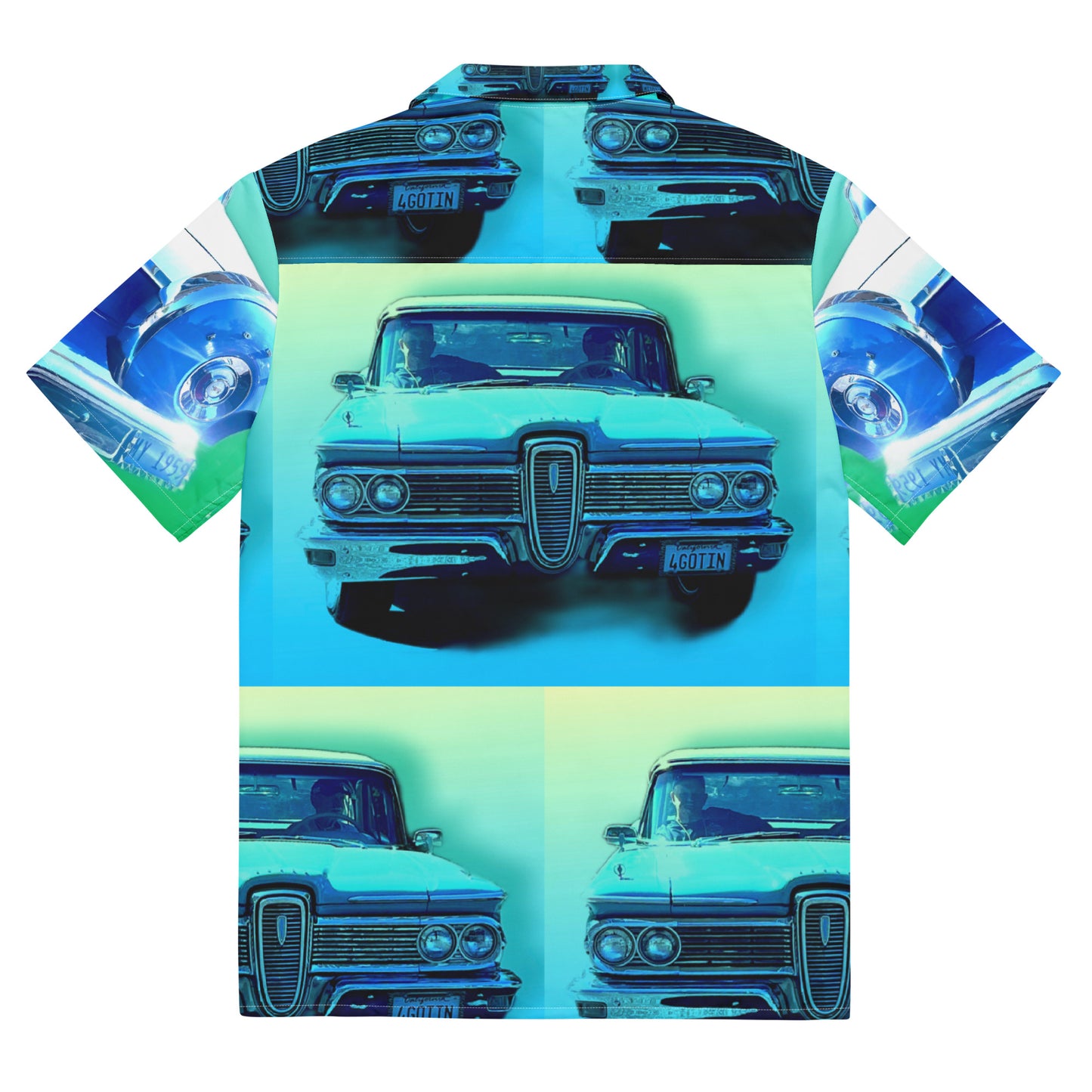 Edsel Blues - Button Up Lightweight Casual Dress Shirt