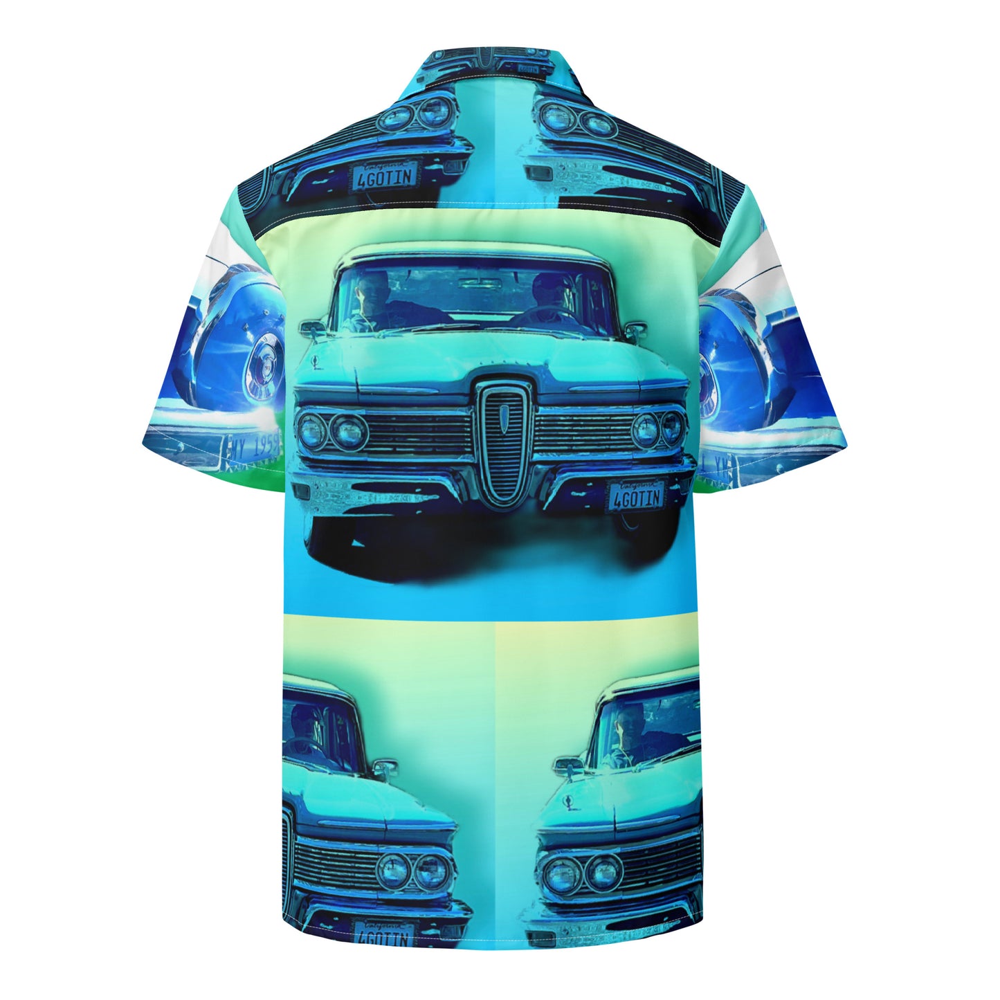 Edsel Blues - Button Up Lightweight Casual Dress Shirt