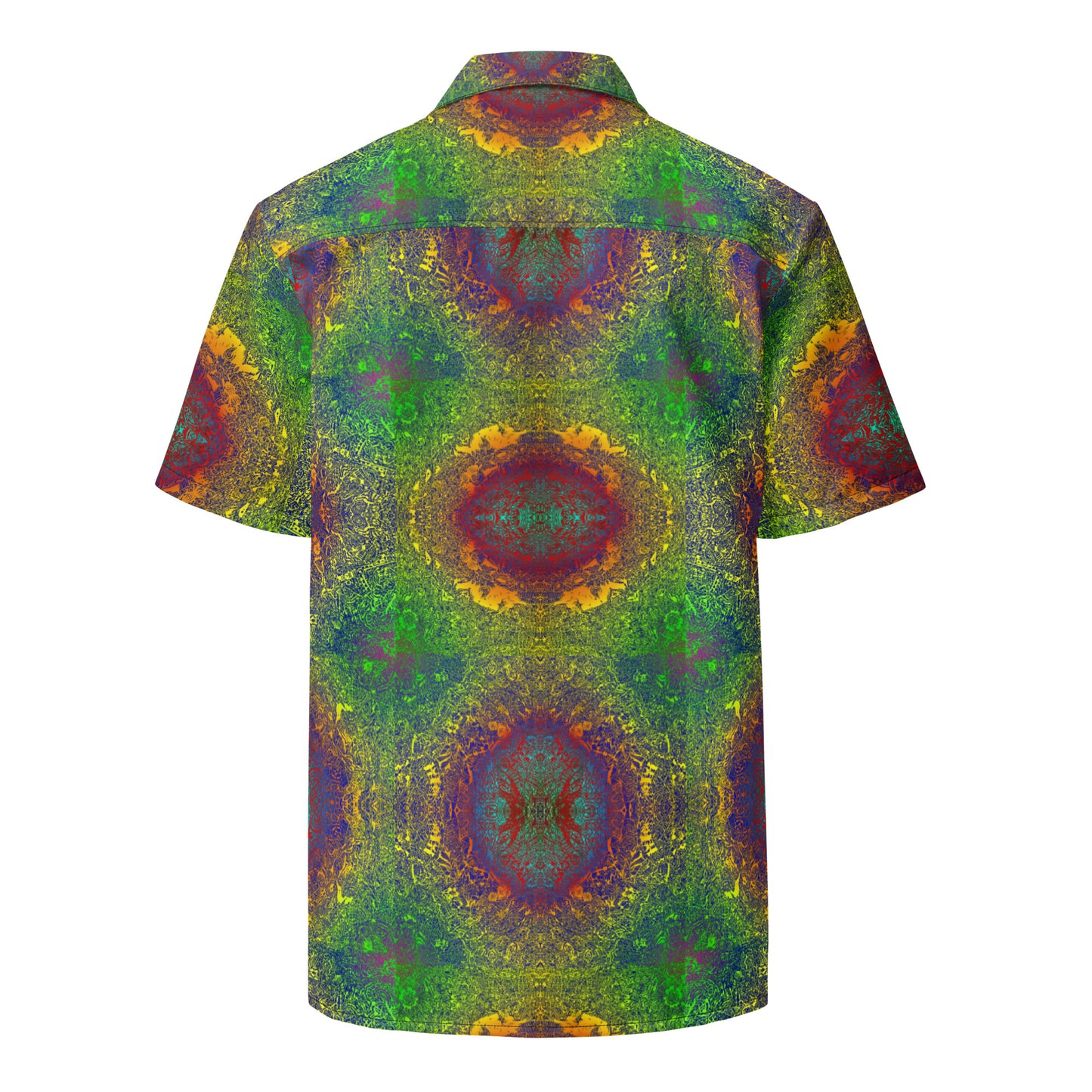 Hippie Blotter - Button up Lightweight Casual Dress Shirt