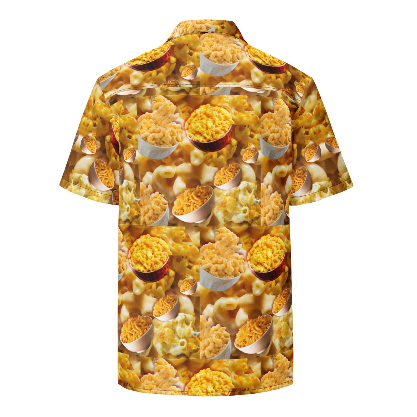 Mac and Cheese, Please - Casual Lightweight Button Up Dress Shirt