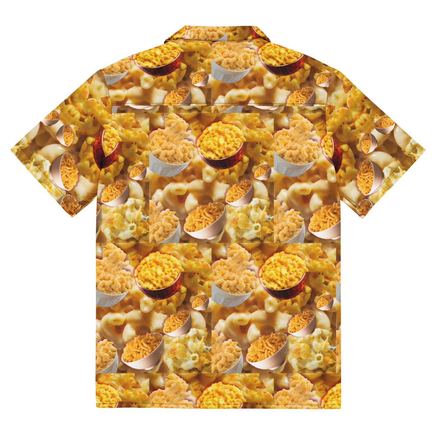 Mac and Cheese, Please - Casual Lightweight Button Up Dress Shirt