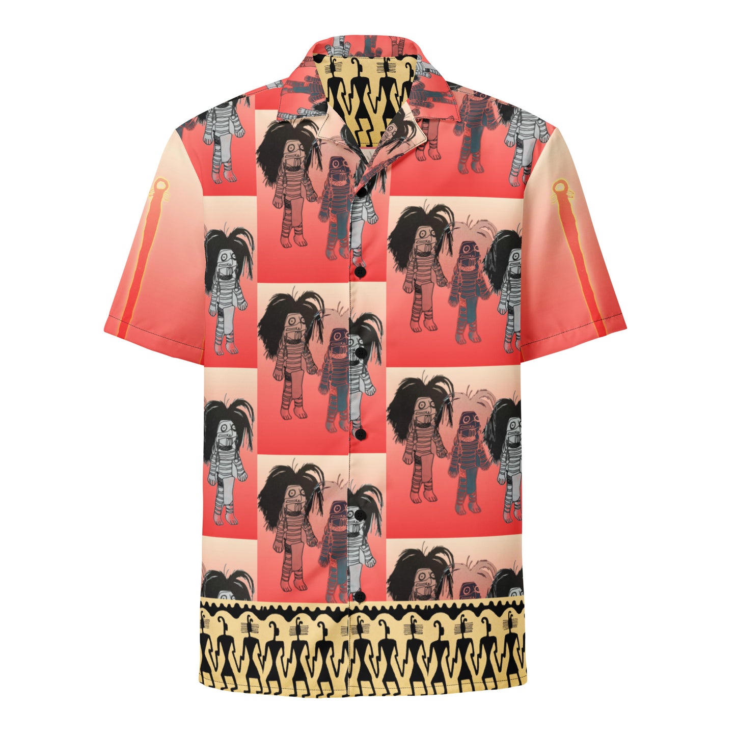 Voodoo Doll Unisex button shirt