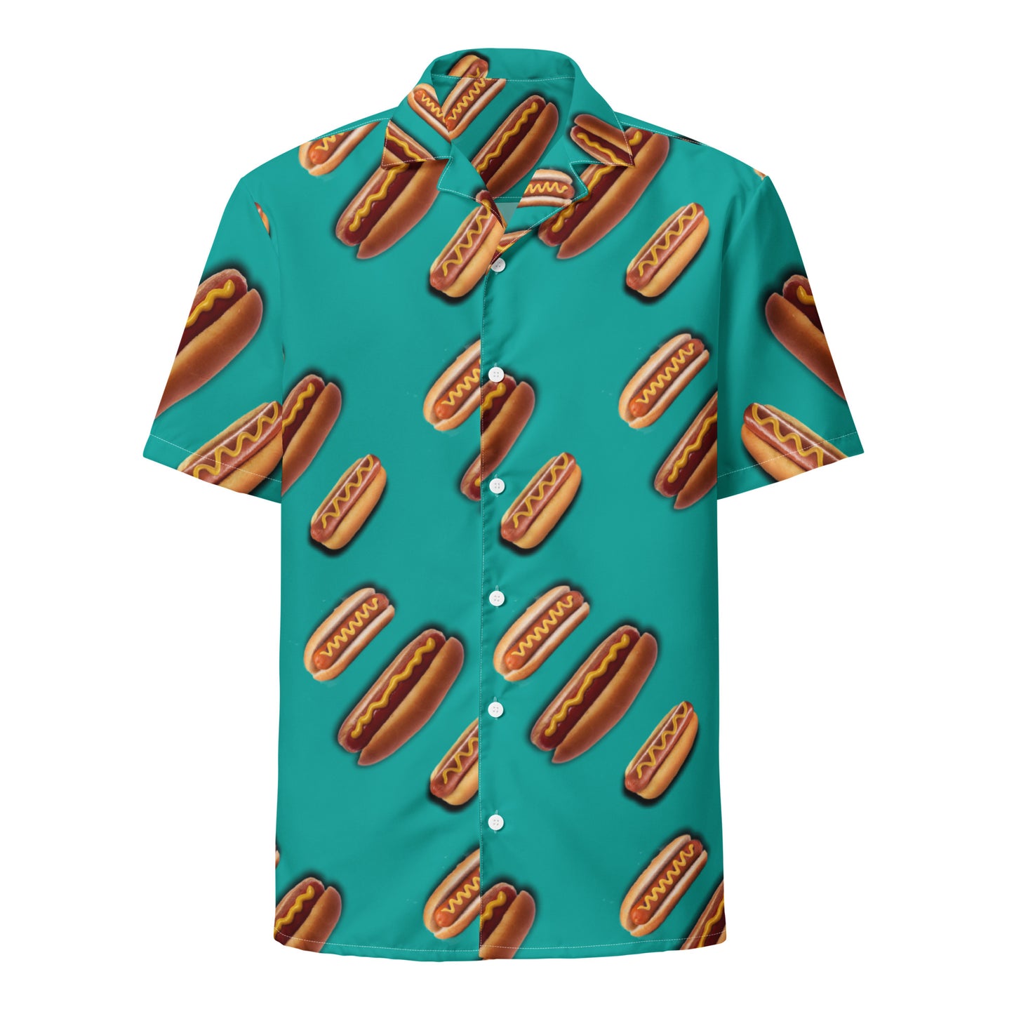 Hot Dogs Unisex button shirt