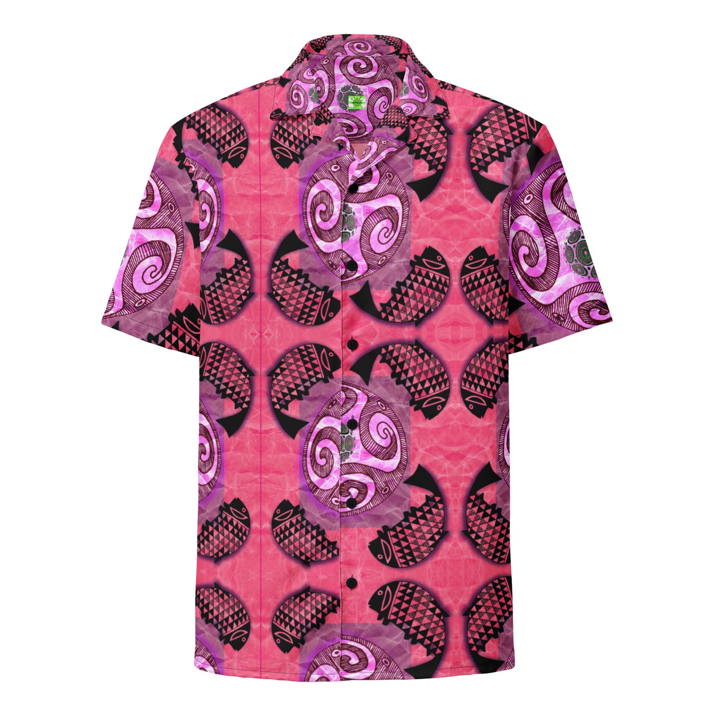 Tribal Salmon Run - Button Up Shirt