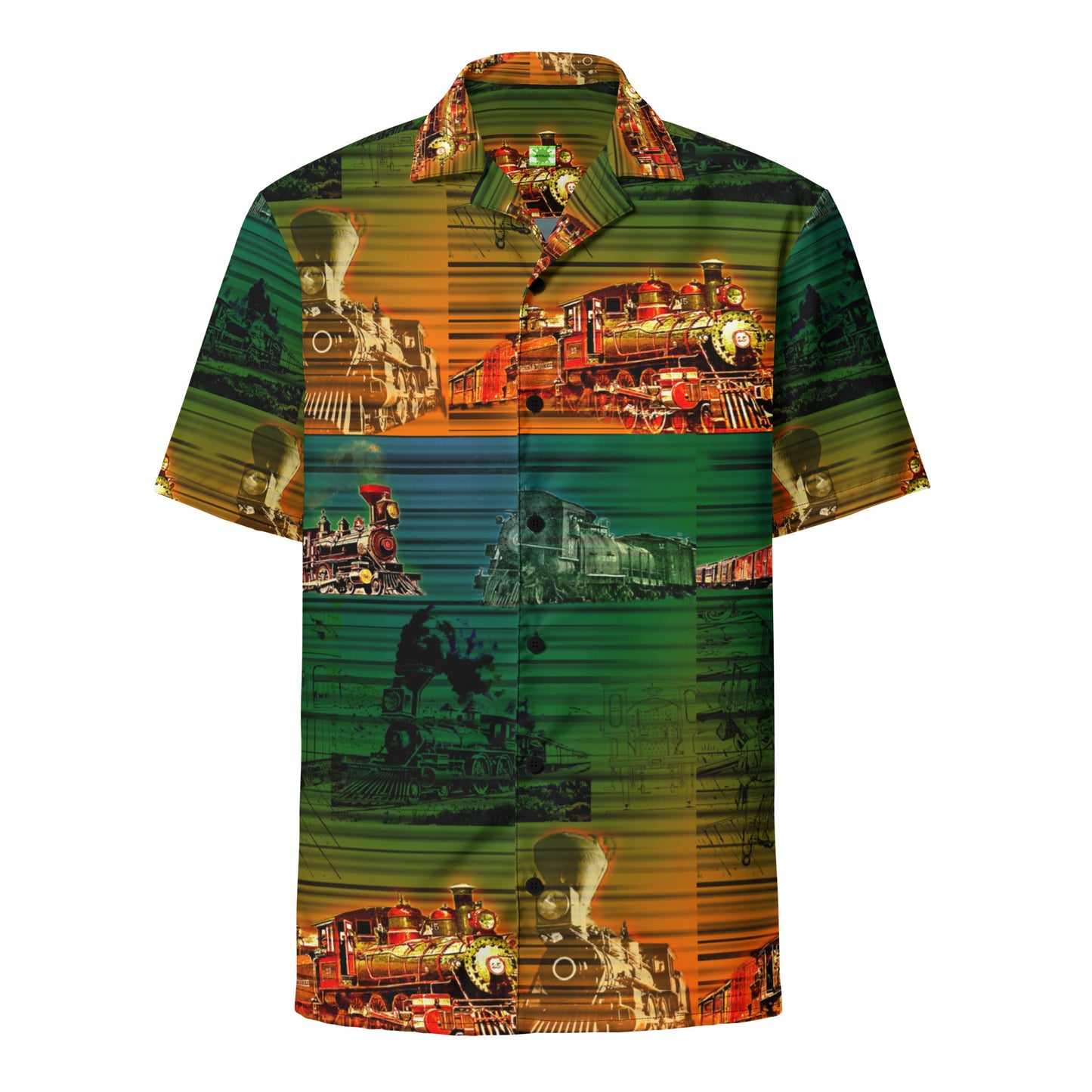 Trains - Unisex button shirt