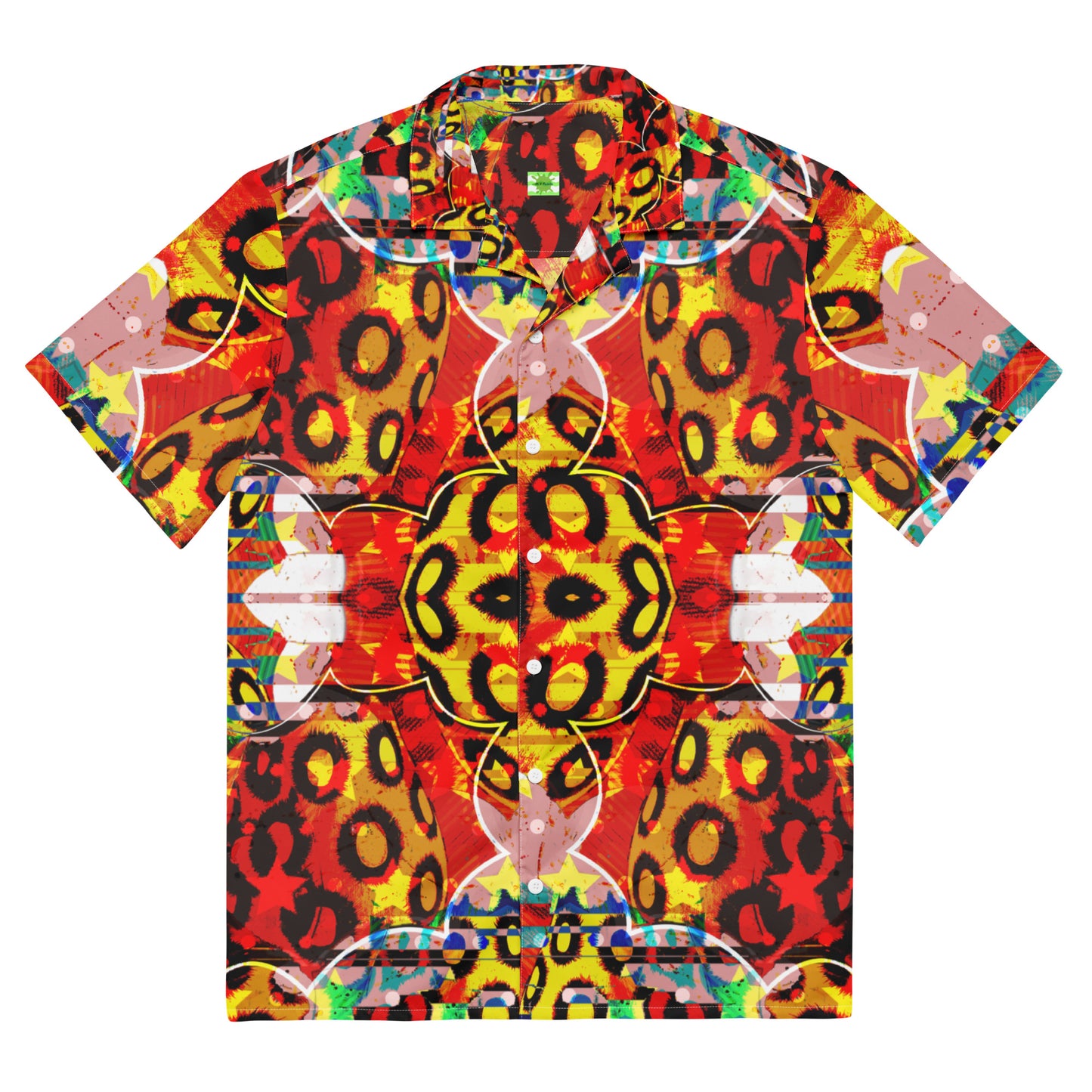 Cheetah Disco -Unisex button Light Weight dress Shirt