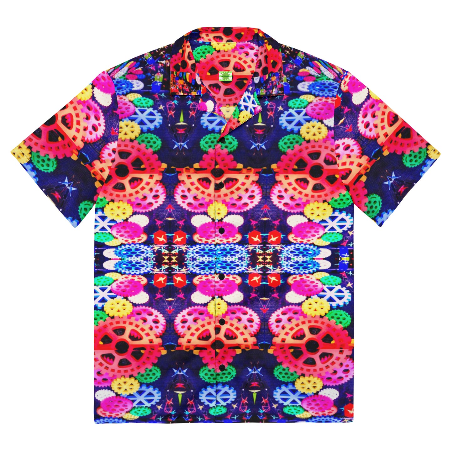 Gear Grind - Unisex Polyester button up dress shirt