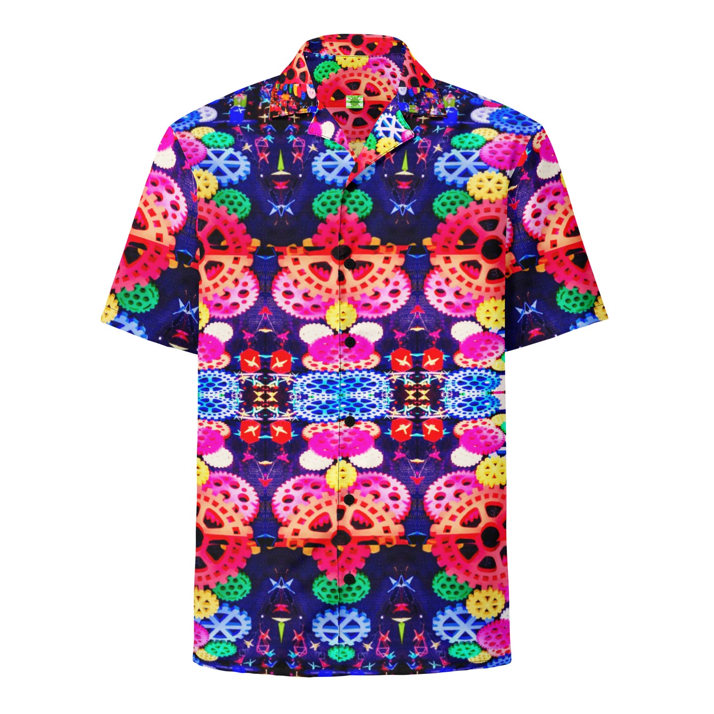 Gear Grind - Unisex Polyester button up dress shirt