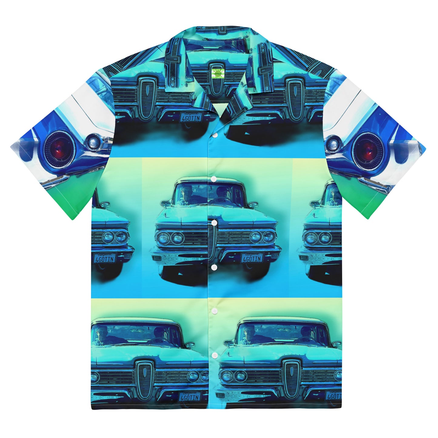 Edsel Blues - Button Up Lightweight Casual Dress Shirt