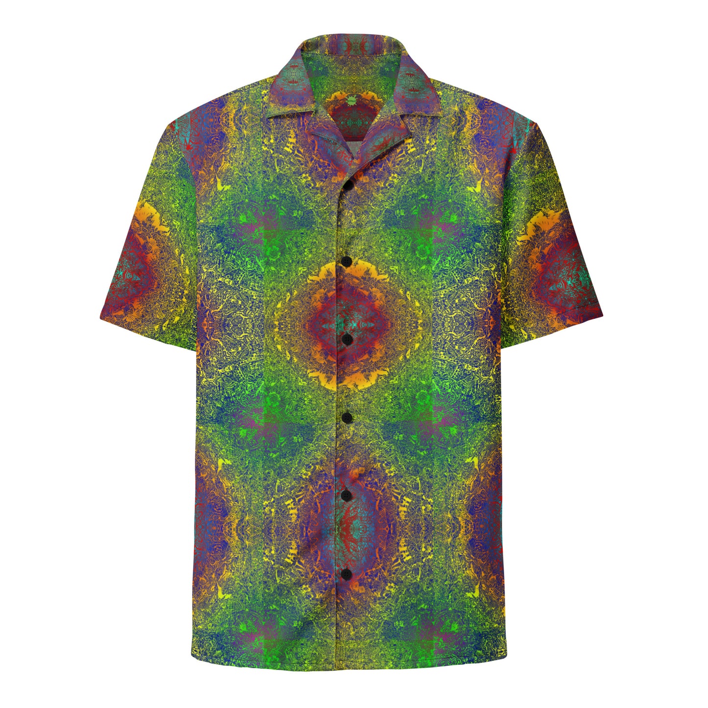 Hippie Blotter - Button up Lightweight Casual Dress Shirt