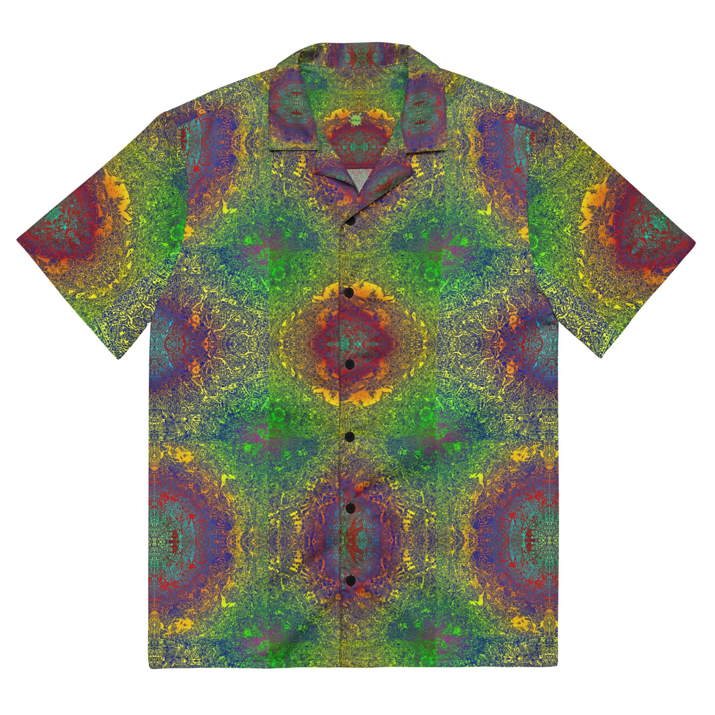 Hippie Blotter - Button up Lightweight Casual Dress Shirt