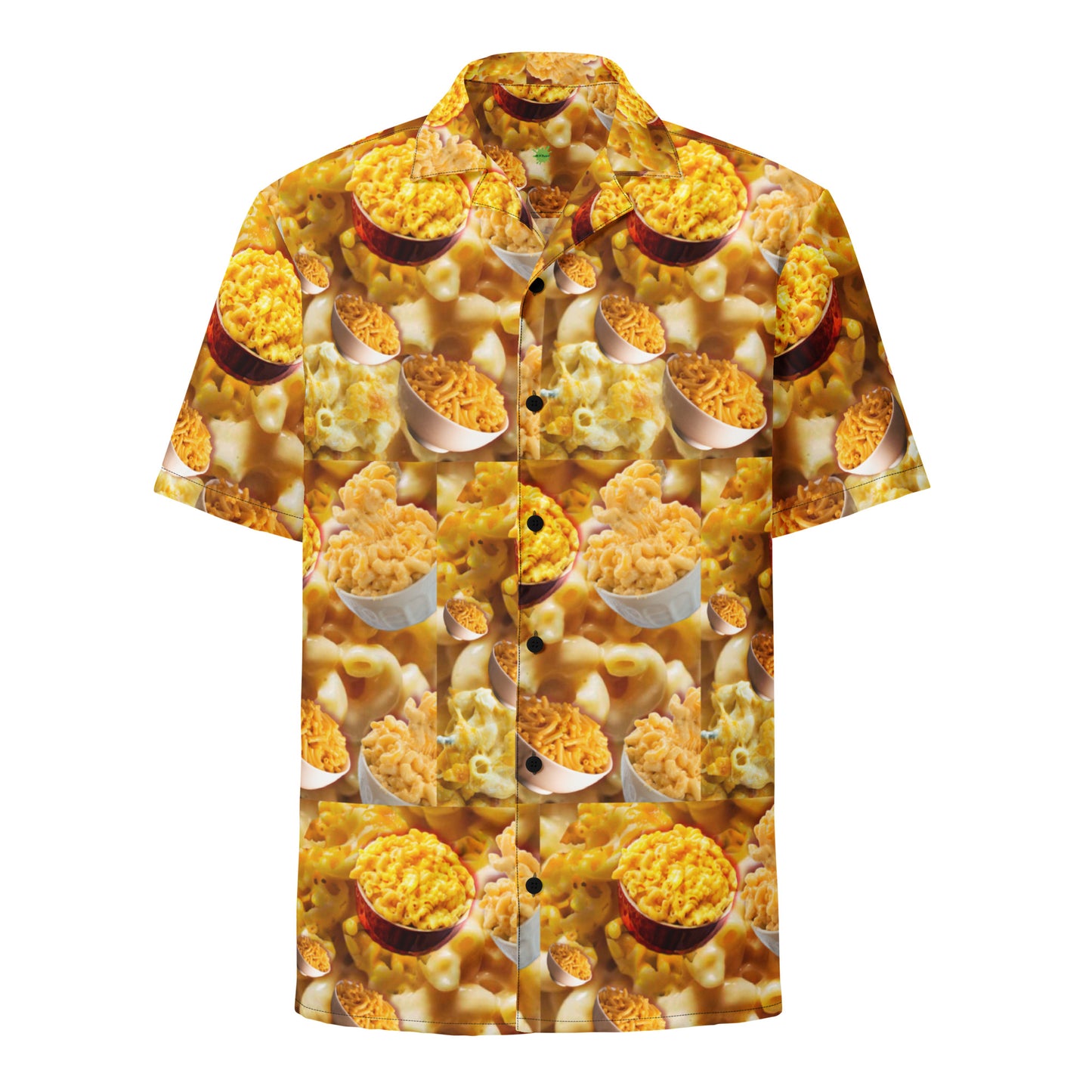 Mac and Cheese, Please - Casual Lightweight Button Up Dress Shirt