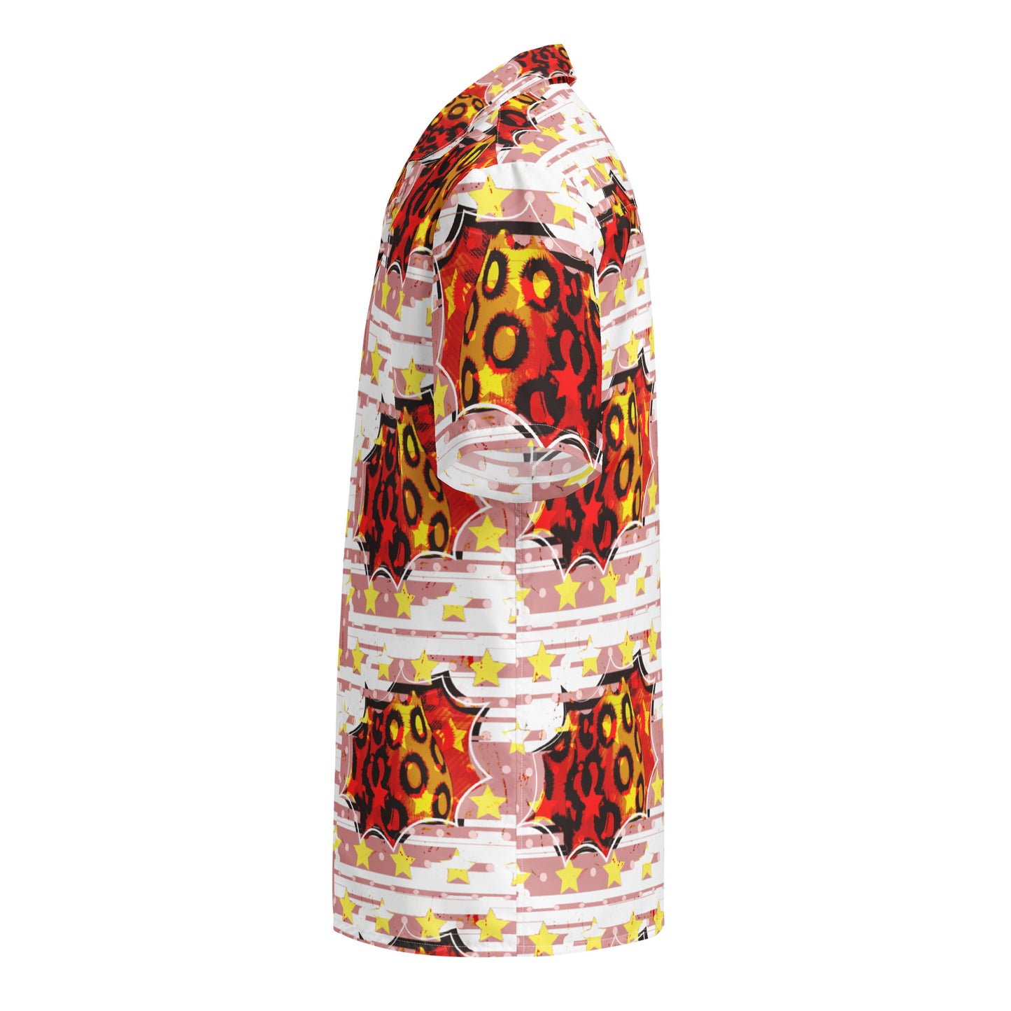 Cheetah Stars - button up lightweight dress shirt