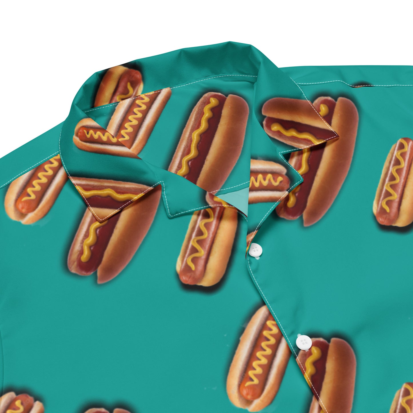 Hot Dogs Unisex button shirt