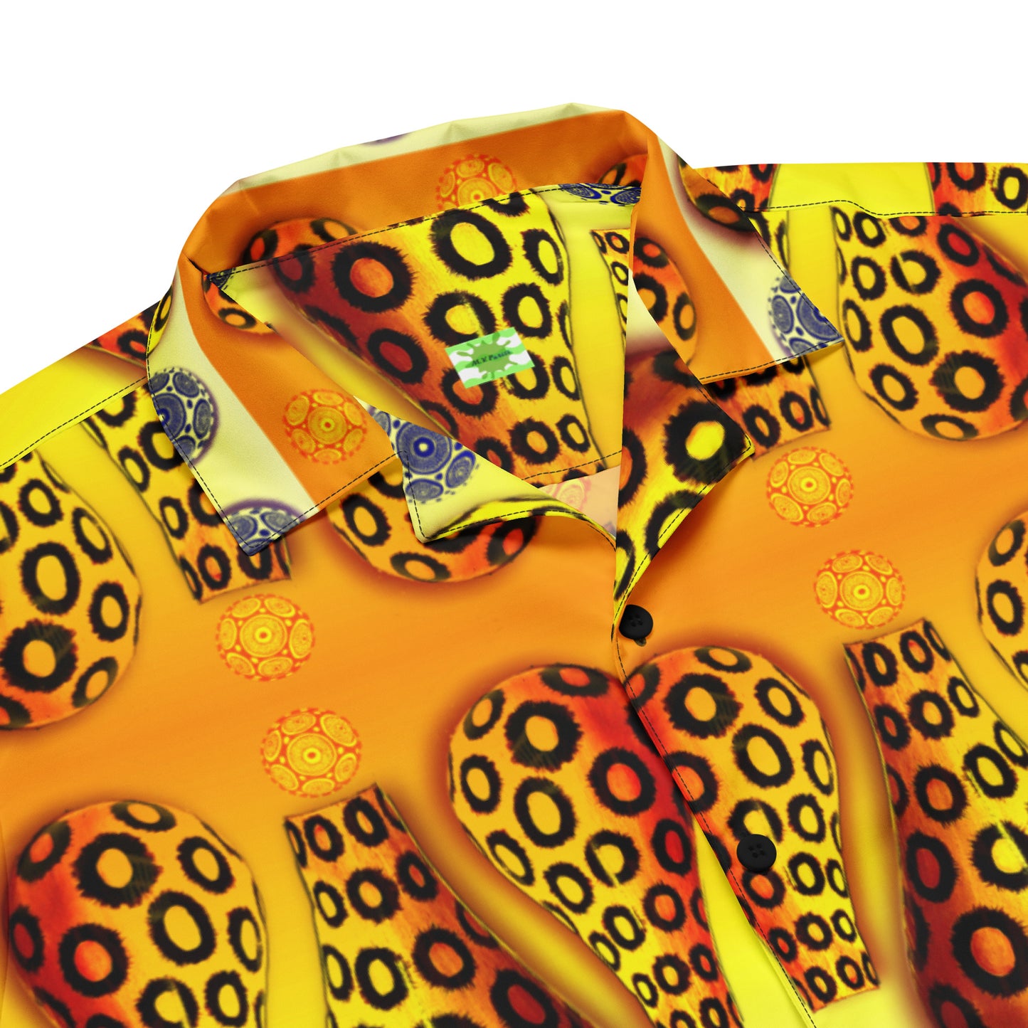 Cheetah Balls - button up lightweight dress shirt