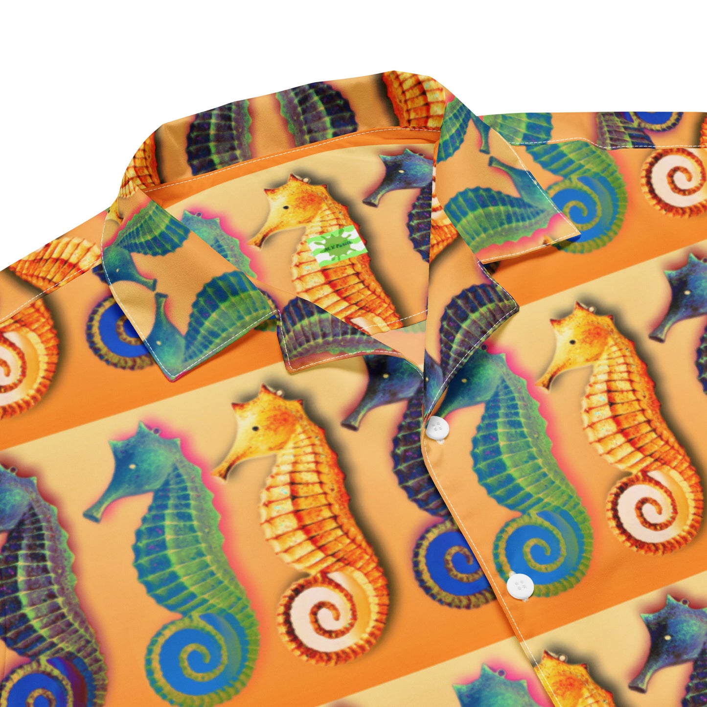 Seahorse - Lightweight Polyester button up dress shirt