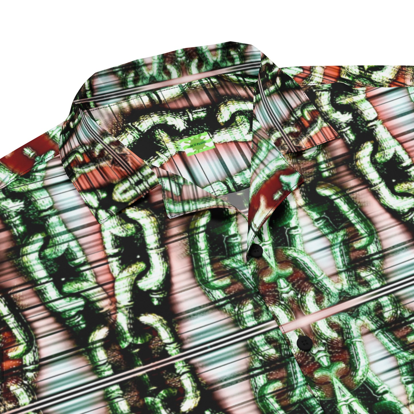 Unchained - Lightweight Polyester button up dress original design shirt