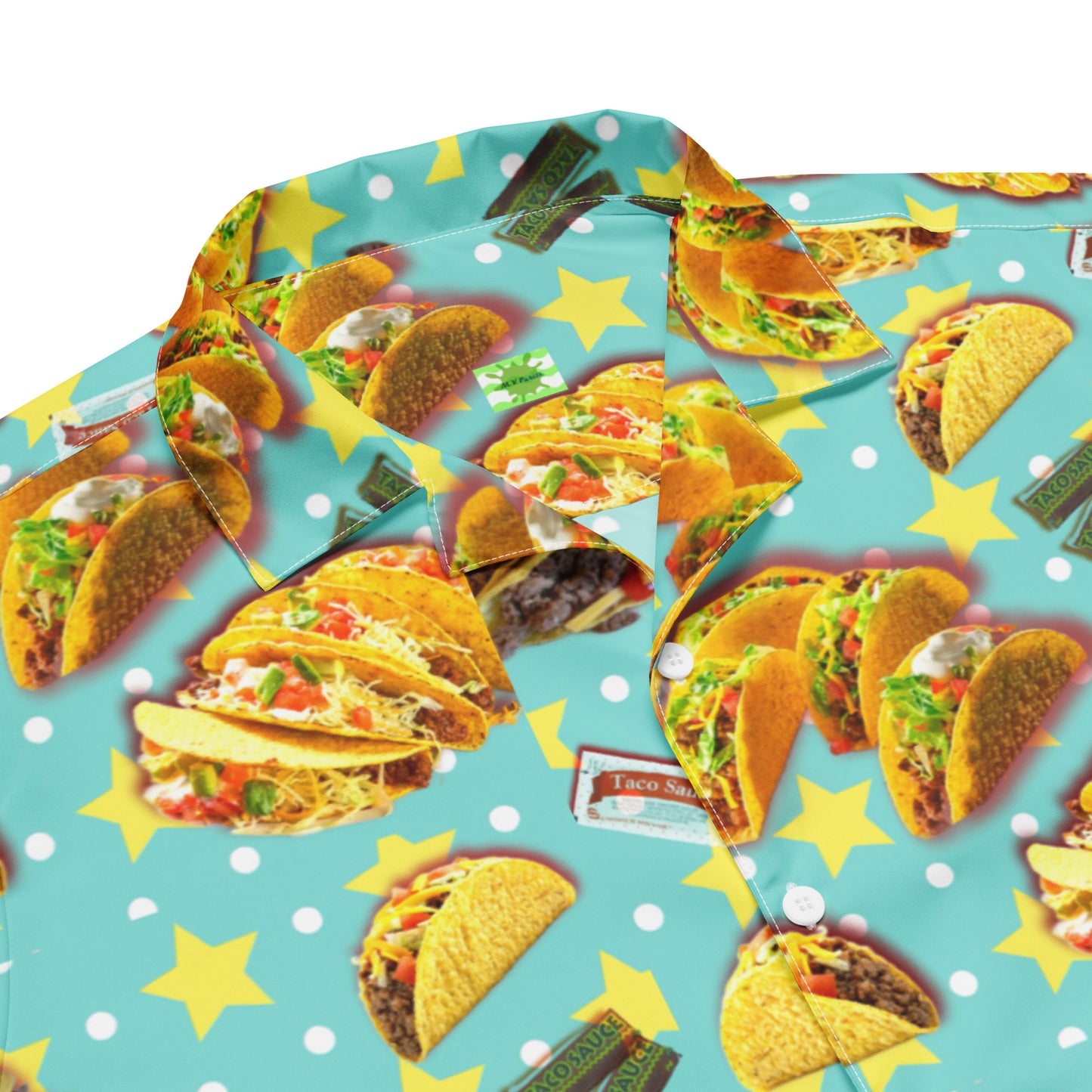 Taco Stars - Button Up Lightweight Casual Dress Shirt