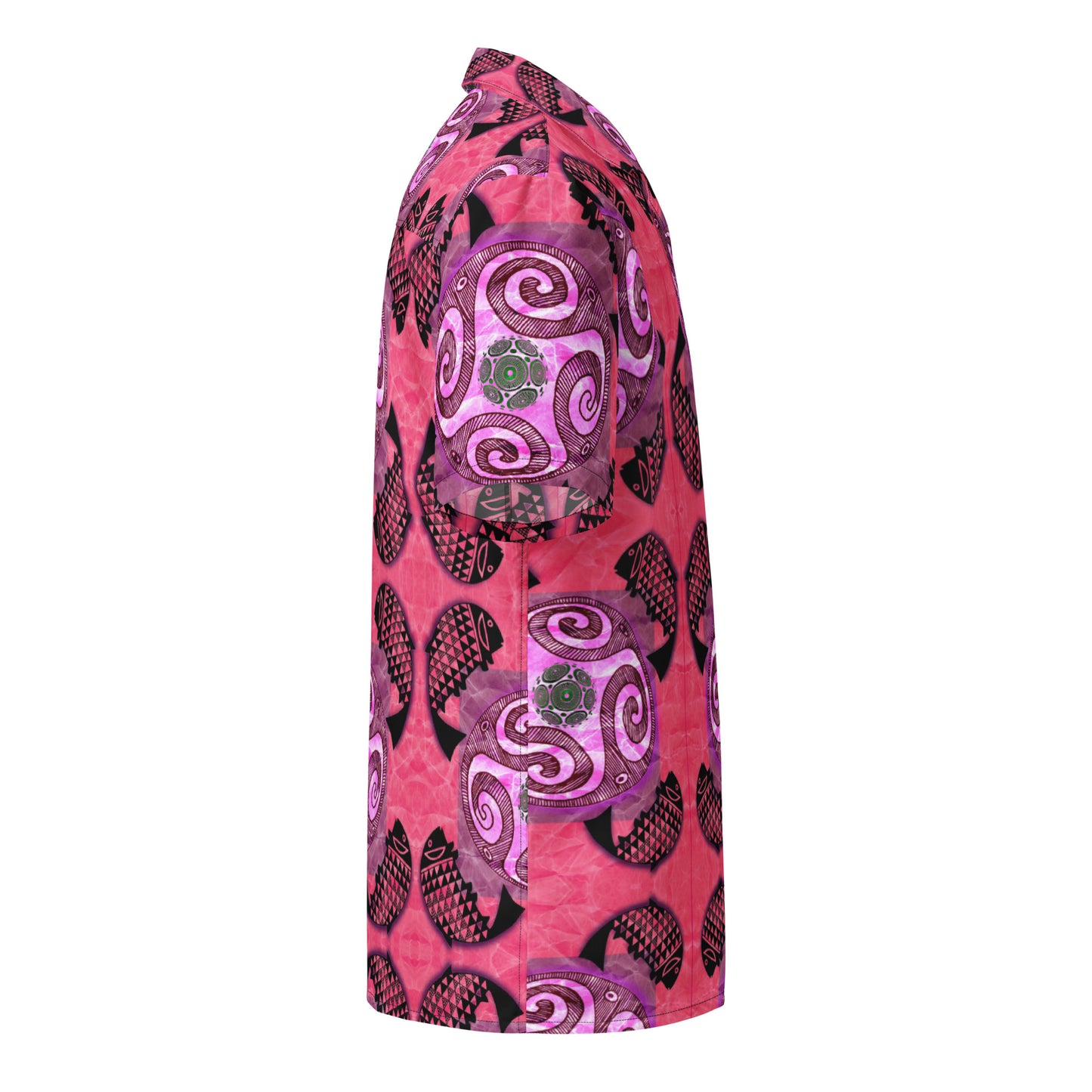 Tribal Salmon Run - Button Up Shirt