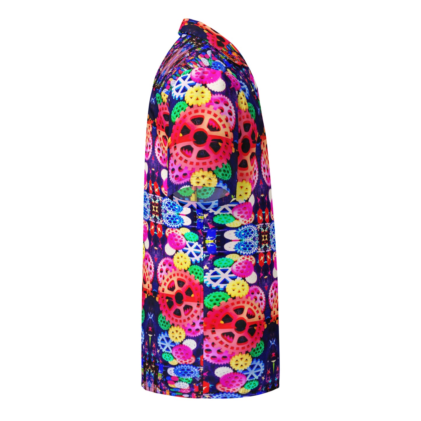 Gear Grind - Unisex Polyester button up dress shirt