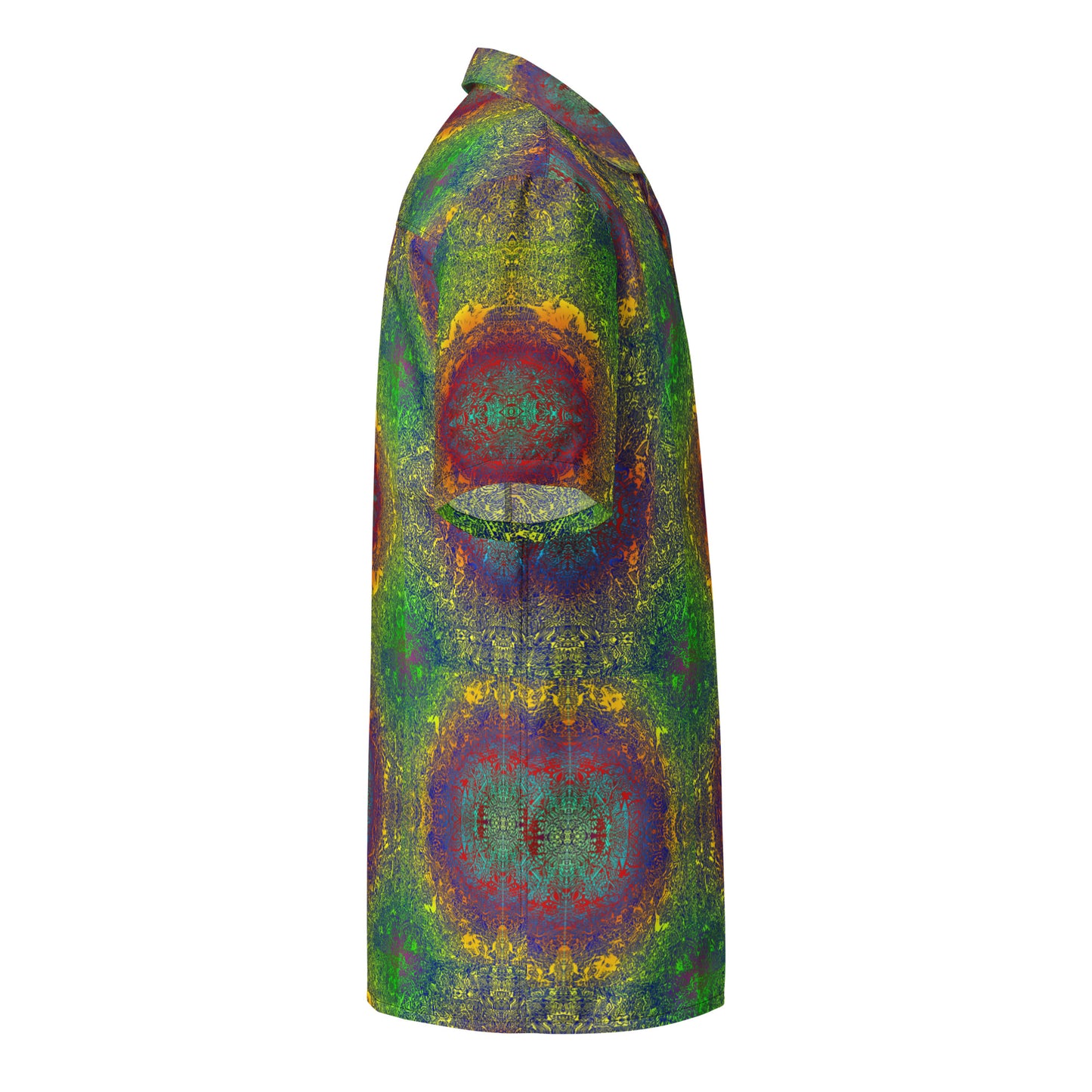 Hippie Blotter - Button up Lightweight Casual Dress Shirt