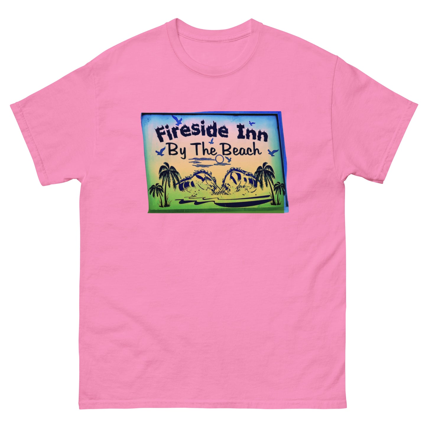 FIRESIDE INN in Santa Cruz 2 sided T-Shirt “LESS THAN ONE MILE TO…”