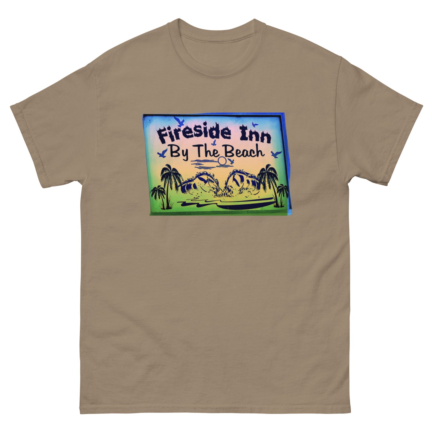FIRESIDE INN in Santa Cruz 2 sided T-Shirt “LESS THAN ONE MILE TO…”