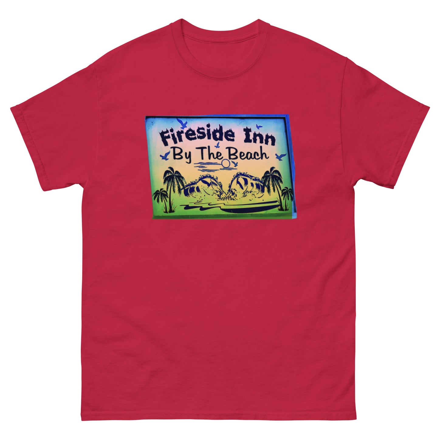 FIRESIDE INN in Santa Cruz 2 sided T-Shirt “LESS THAN ONE MILE TO…”