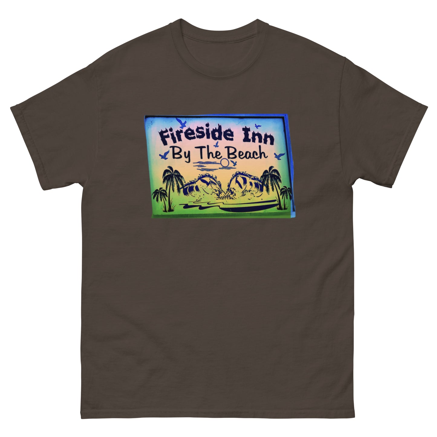 FIRESIDE INN in Santa Cruz 2 sided T-Shirt “LESS THAN ONE MILE TO…”