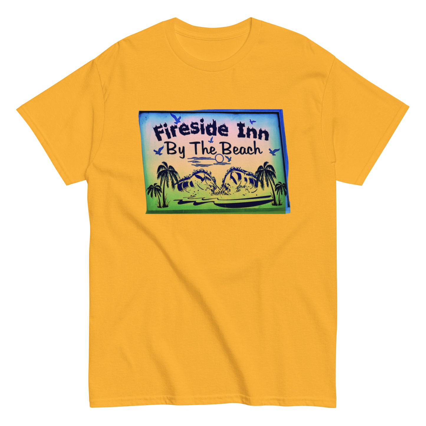 FIRESIDE INN in Santa Cruz 2 sided T-Shirt “LESS THAN ONE MILE TO…”