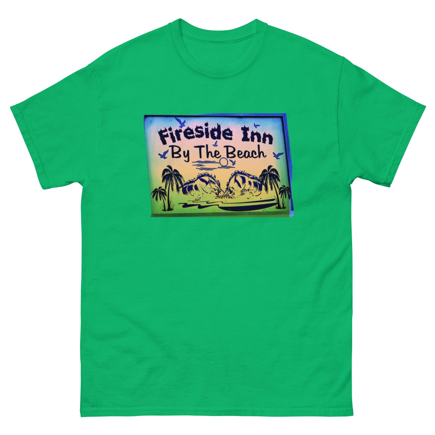 FIRESIDE INN in Santa Cruz 2 sided T-Shirt “LESS THAN ONE MILE TO…”