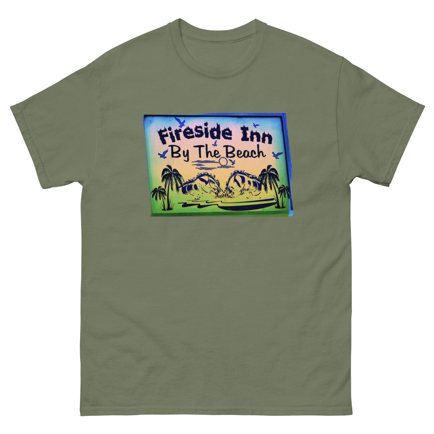 FIRESIDE INN in Santa Cruz 2 sided T-Shirt “LESS THAN ONE MILE TO…”