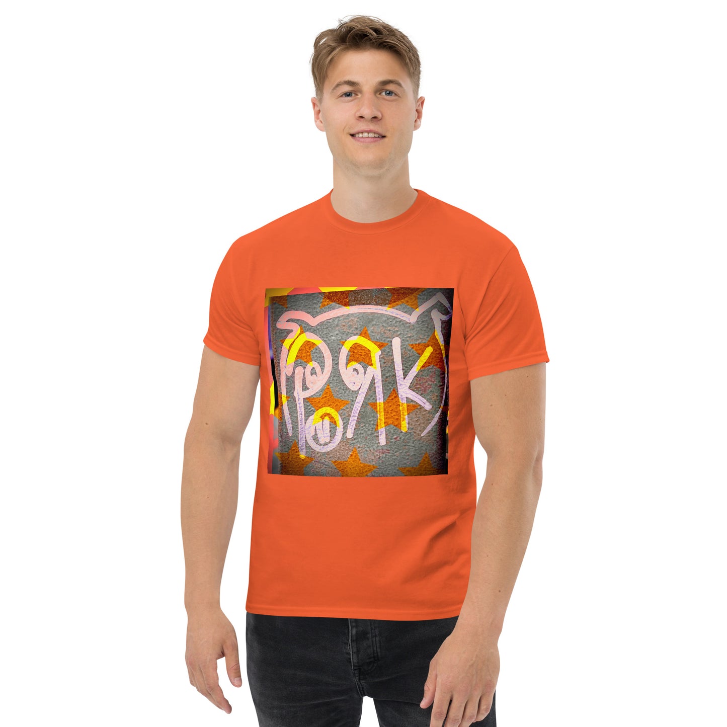 HOBO HOODIES - "Pork Star" Orange Starlet T Shirt