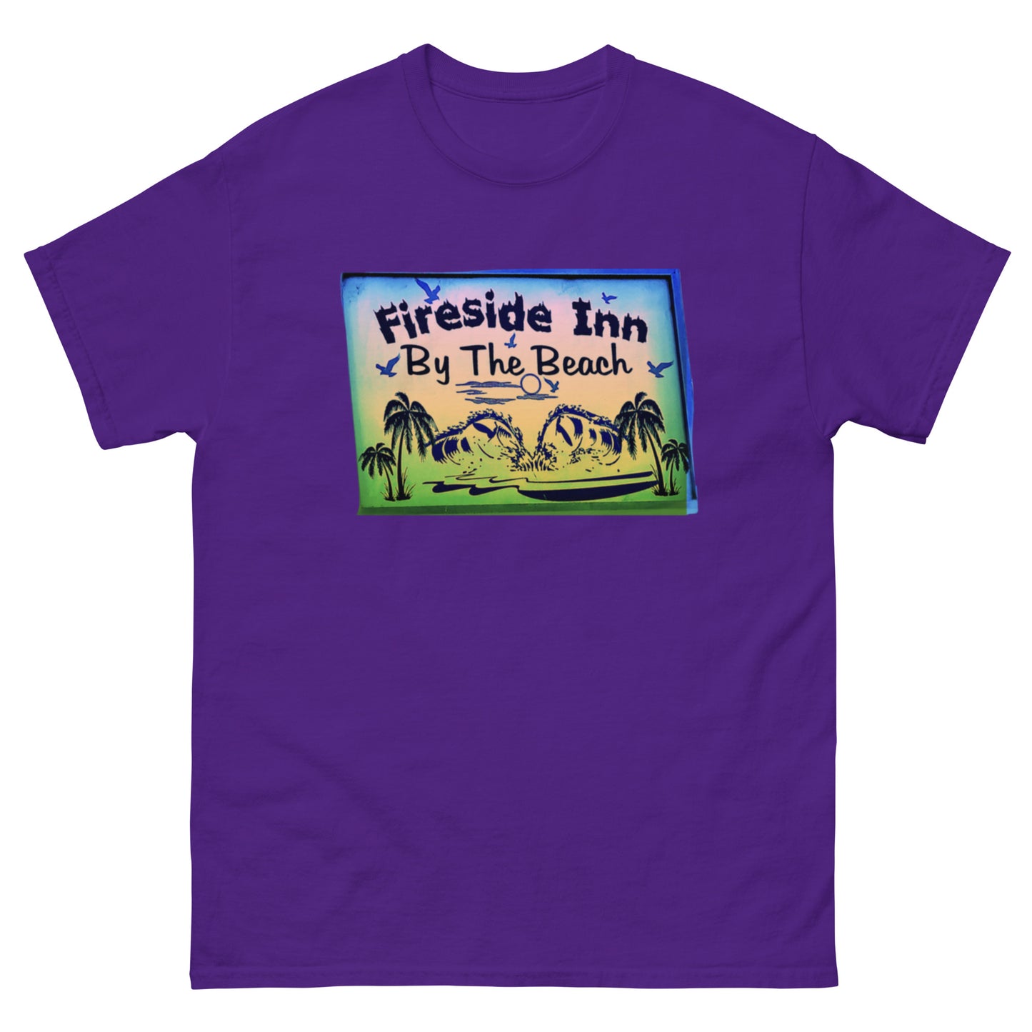 FIRESIDE INN in Santa Cruz 2 sided T-Shirt “LESS THAN ONE MILE TO…”