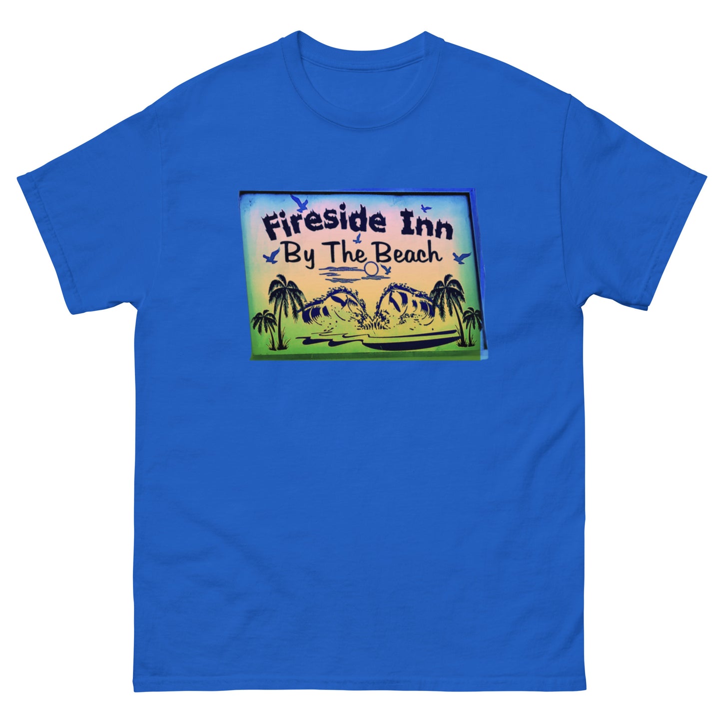 FIRESIDE INN in Santa Cruz 2 sided T-Shirt “LESS THAN ONE MILE TO…”