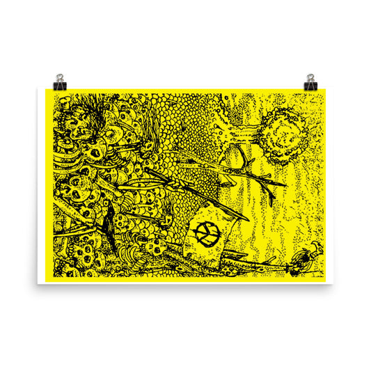 Disarm and Survive - Photo paper poster