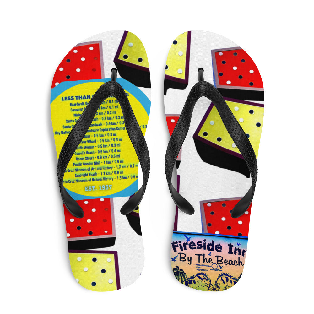 FIRESIDE INN in Santa Cruz Flip-Flops Ver.1