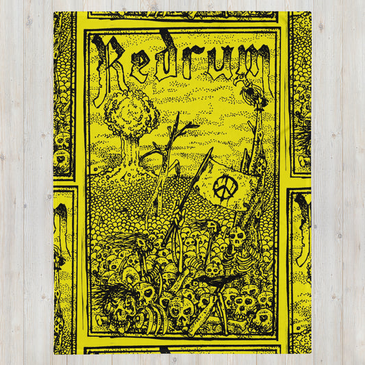 REDRUM “Disarm & Survive” demo cover Throw Blanket