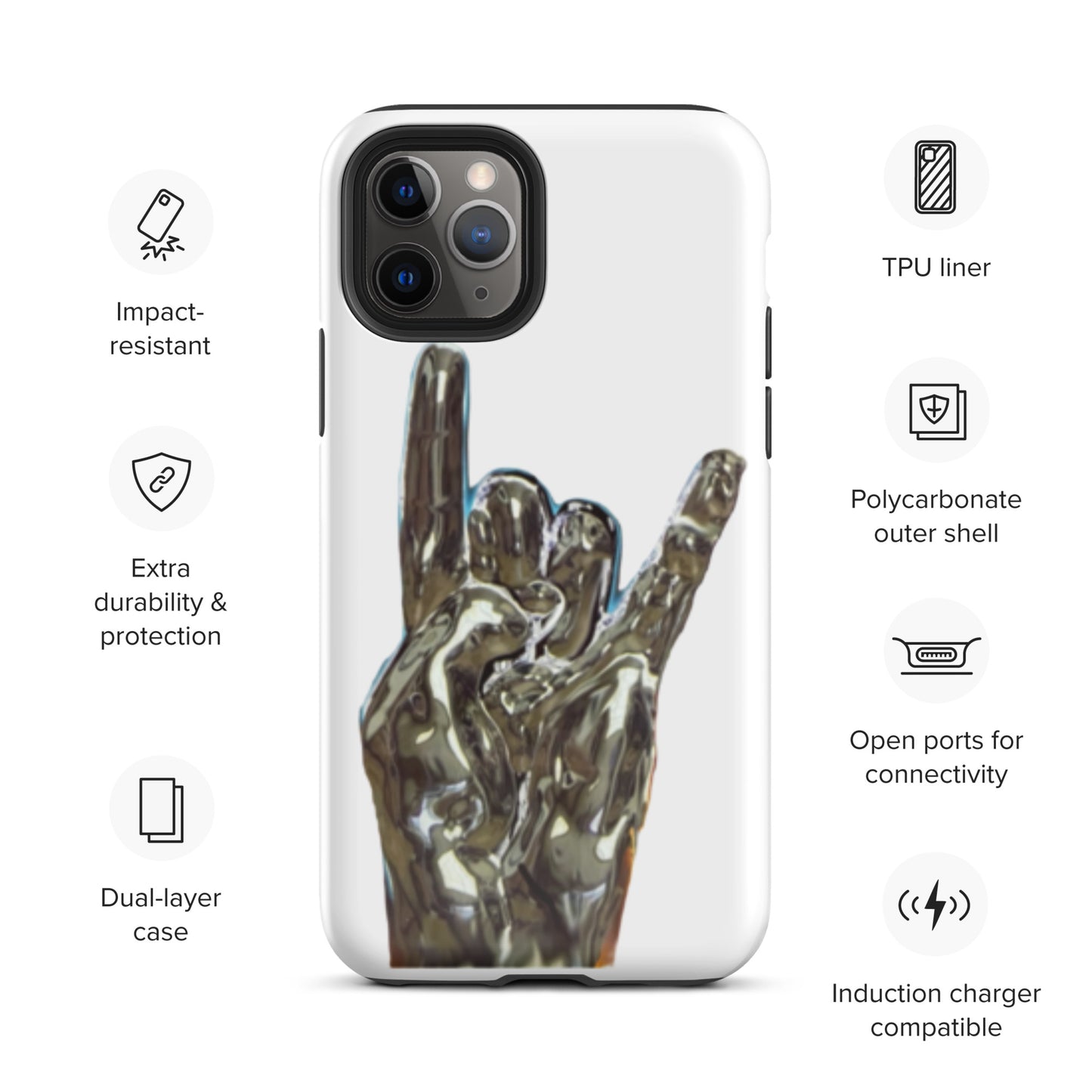 Metal Fork - Tough Case for iPhone®