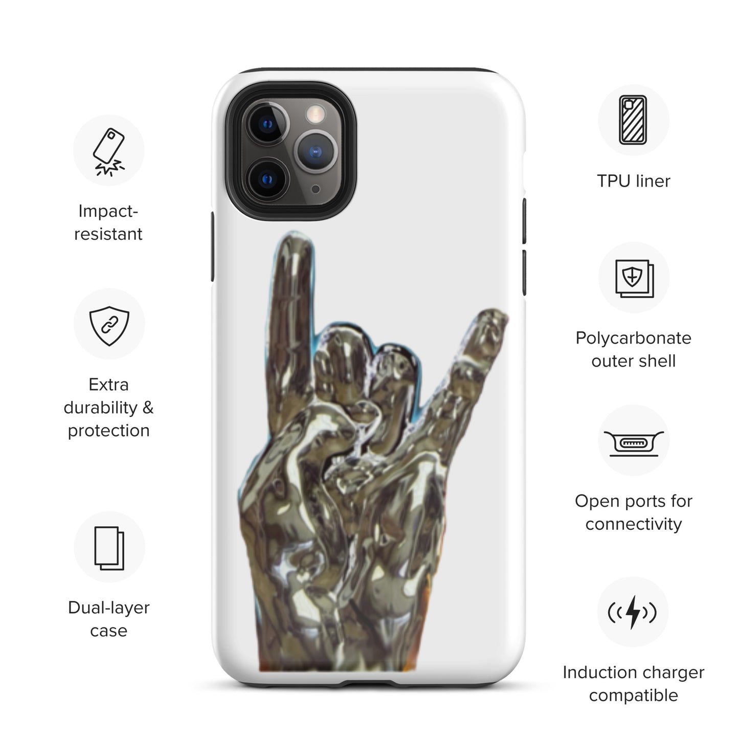 Metal Fork - Tough Case for iPhone®