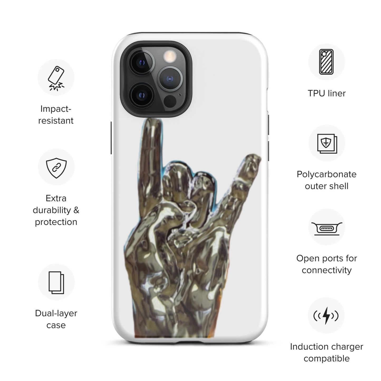 Metal Fork - Tough Case for iPhone®