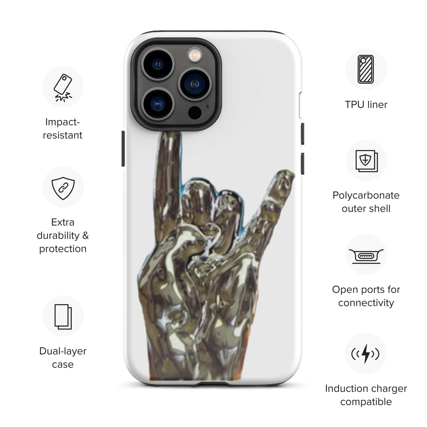 Metal Fork - Tough Case for iPhone®