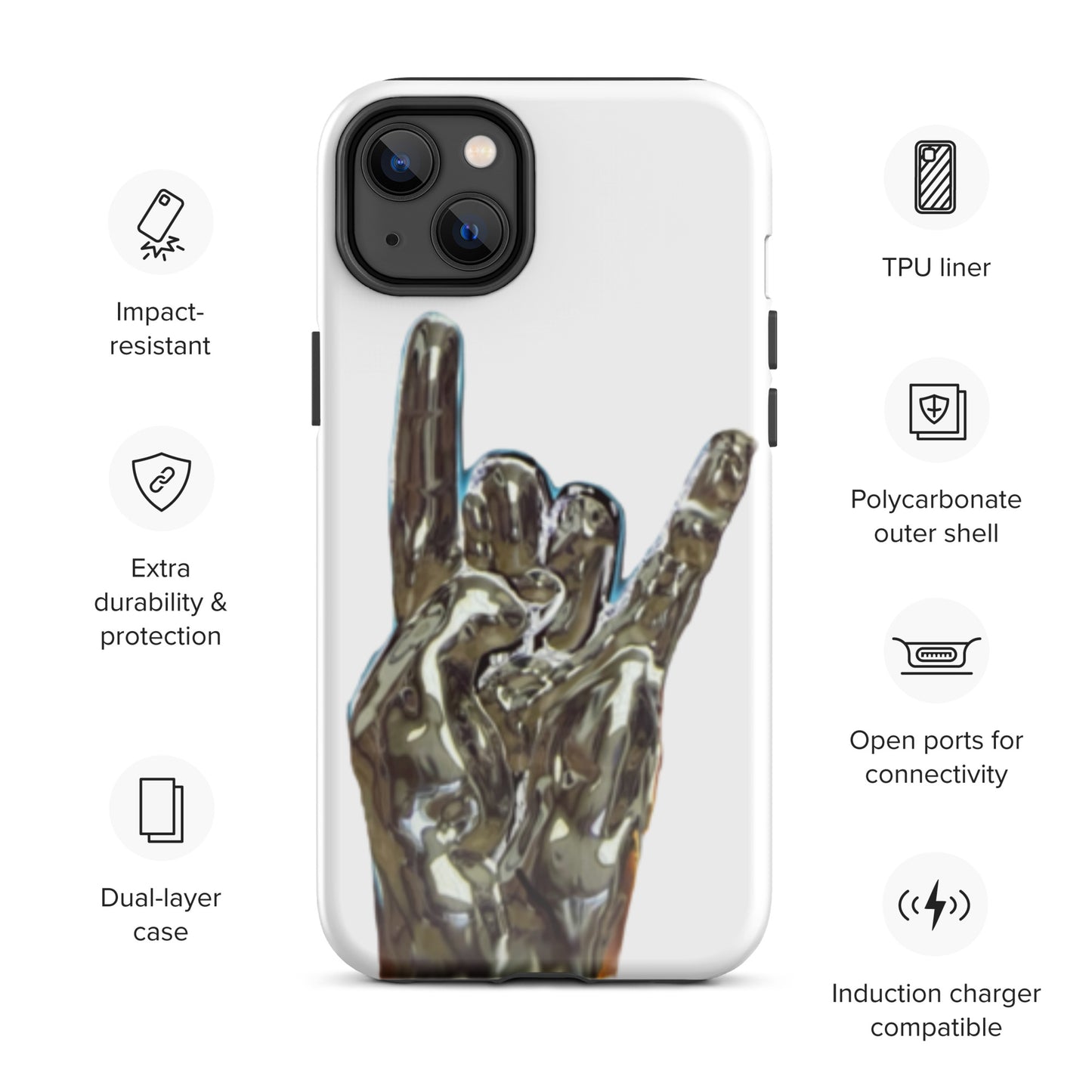 Metal Fork - Tough Case for iPhone®