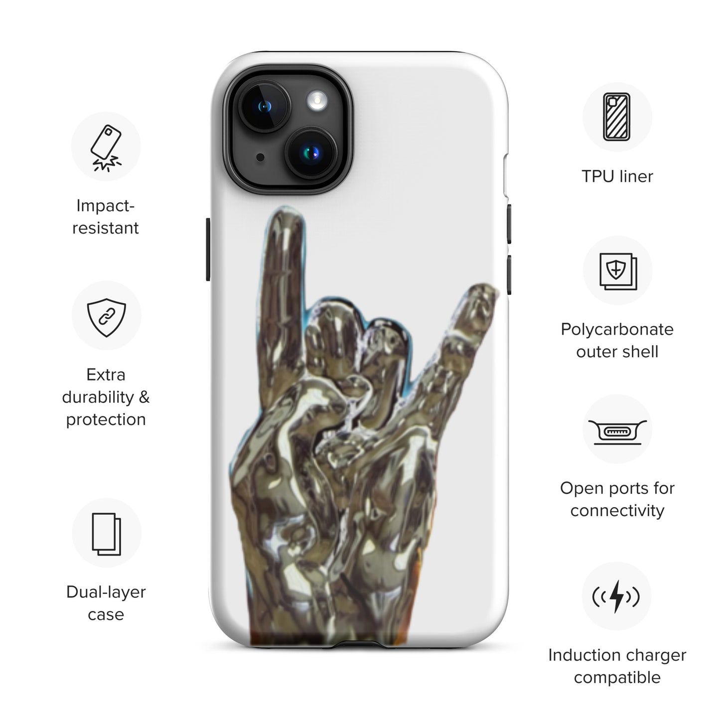 Metal Fork - Tough Case for iPhone®