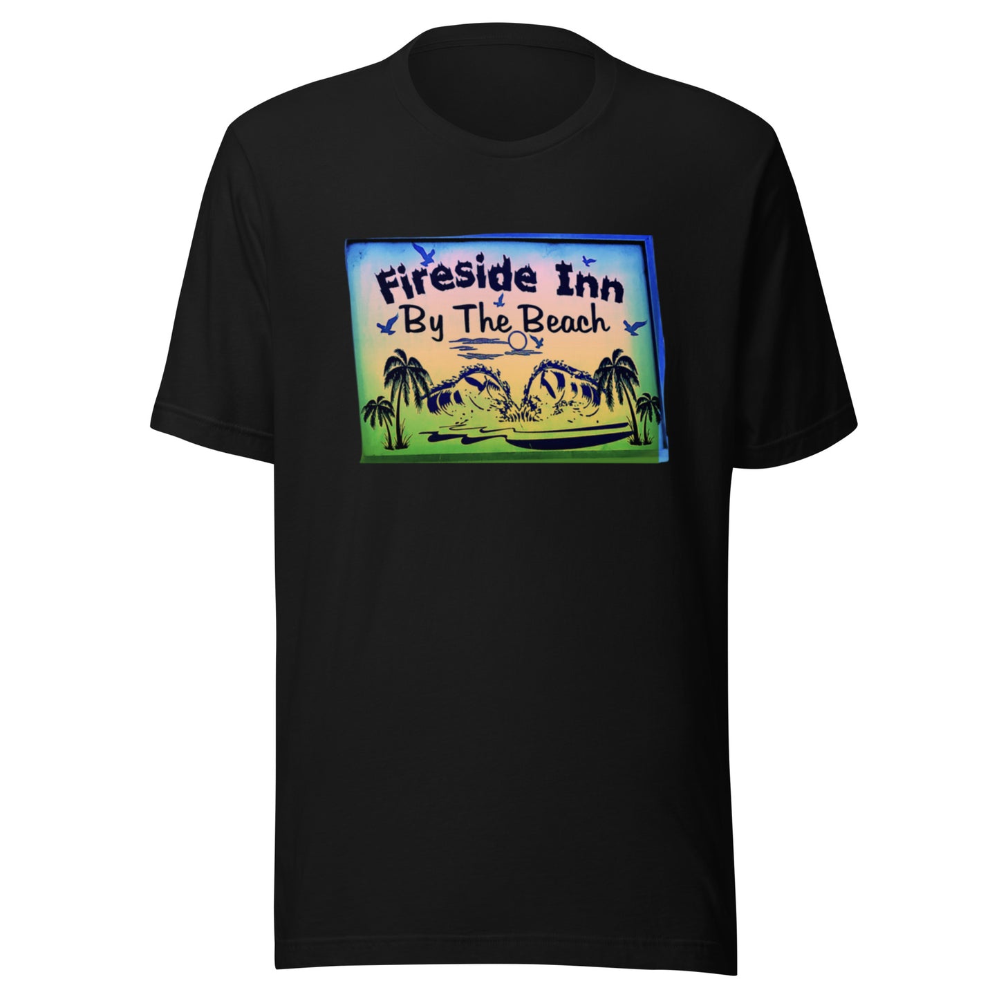 FIRESIDE INN in Santa Cruz single sided Logo T-Shirt