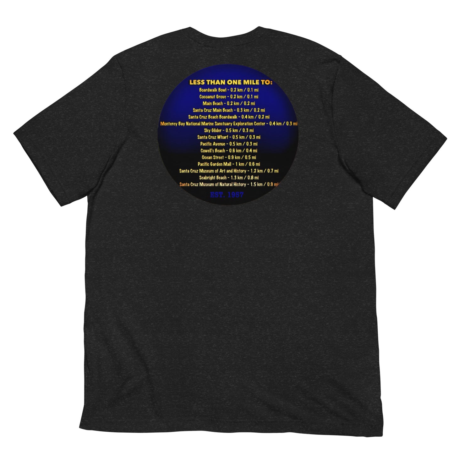 FIRESIDE INN in Santa Cruz “RETRO Sign” two sided T-Shirt