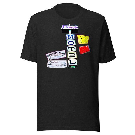 FIRESIDE INN in Santa Cruz “RETRO sign” single sided T-Shirt
